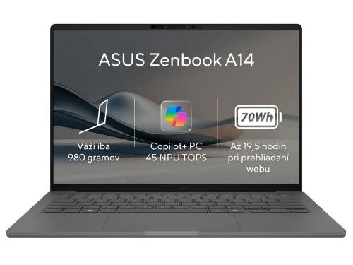 ASUS Zenbook A14 Iceland Gray
